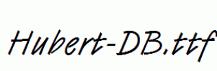 Hubert-DB.ttf