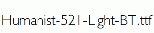 Humanist-521-Light-BT.ttf