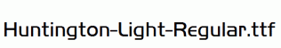 Huntington-Light-Regular.ttf