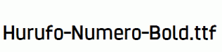 Hurufo-Numero-Bold.ttf