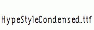 HypeStyleCondensed.ttf