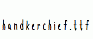 handkerchief.ttf