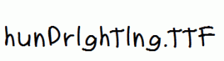 hundrighting.ttf