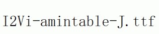 I2Vi-amintable-J.ttf