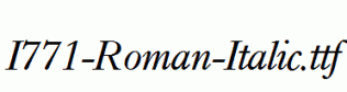 I771-Roman-Italic.ttf