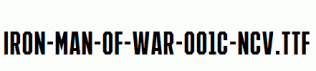 IRON-MAN-OF-WAR-001C-NCV.ttf