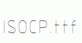 ISOCP.ttf