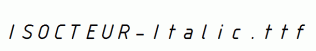 ISOCTEUR-Italic.ttf