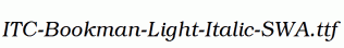 ITC-Bookman-Light-Italic-SWA.ttf