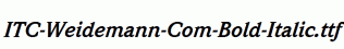 ITC-Weidemann-Com-Bold-Italic.ttf