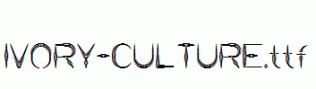 IVORY-CULTURE.ttf