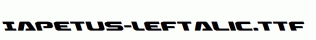 Iapetus-Leftalic.ttf