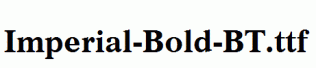 Imperial-Bold-BT.ttf