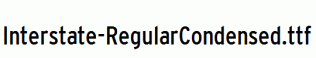 Interstate-RegularCondensed.ttf