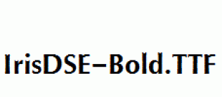IrisDSE-Bold.ttf