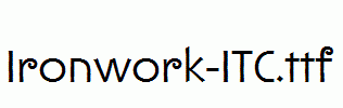 Ironwork-ITC.ttf