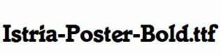 Istria-Poster-Bold.ttf
