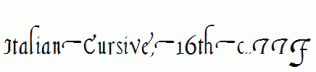 Italian-Cursive,-16th-c..ttf