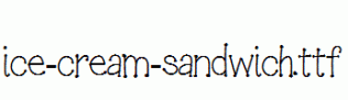 ice-cream-sandwich.ttf