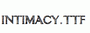 intimacy.ttf