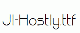 JI-Hostly.ttf