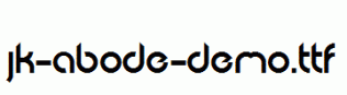JK-Abode-Demo.ttf