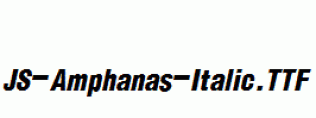 JS-Amphanas-Italic.ttf