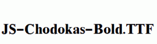 JS-Chodokas-Bold.ttf