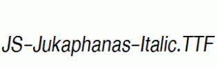 JS-Jukaphanas-Italic.ttf