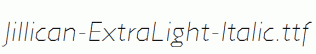 Jillican-ExtraLight-Italic.ttf