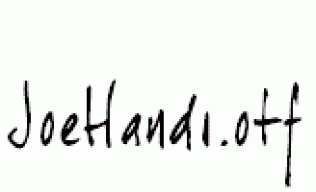 JoeHand1.otf