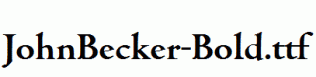 JohnBecker-Bold.ttf