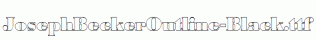 JosephBeckerOutline-Black.ttf