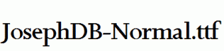 JosephDB-Normal.ttf