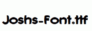 Joshs-Font.ttf