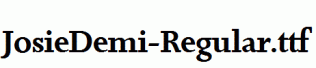 JosieDemi-Regular.ttf