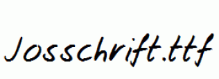 Josschrift.ttf