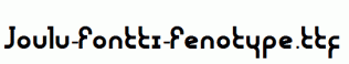 Joulu-Fontti-Fenotype.ttf