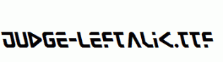 Judge-Leftalic.ttf
