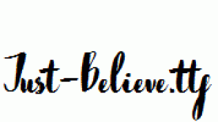 Just-Believe.otf