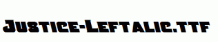 Justice-Leftalic.ttf