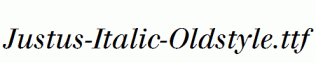 Justus-Italic-Oldstyle.ttf