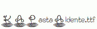 KAPastaAldente.ttf