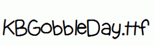 KBGobbleDay.ttf