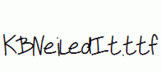 KBNeiledIt.ttf