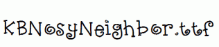 KBNosyNeighbor.ttf