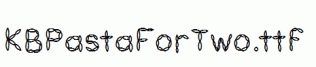 KBPastaForTwo.ttf