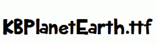 KBPlanetEarth.ttf