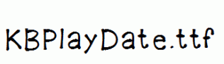 KBPlayDate.ttf