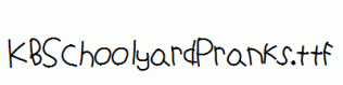 KBSchoolyardPranks.ttf